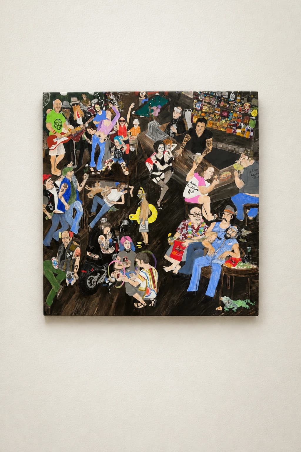 Artwork: Scène animée au bar