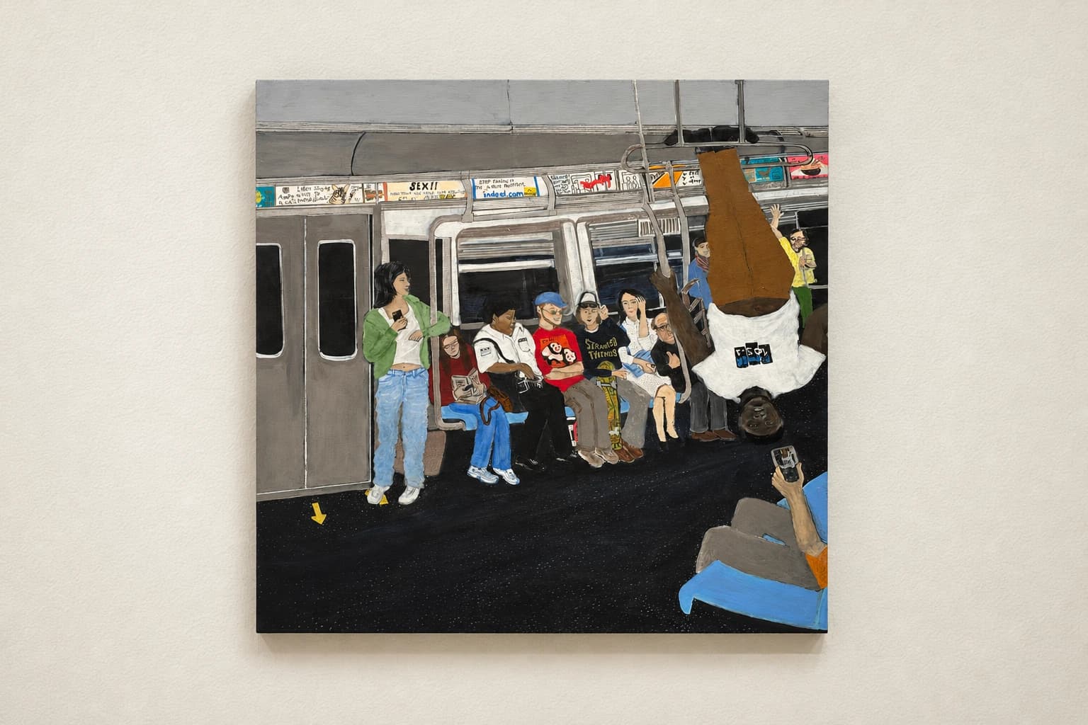 Artwork: Scène dans le métro